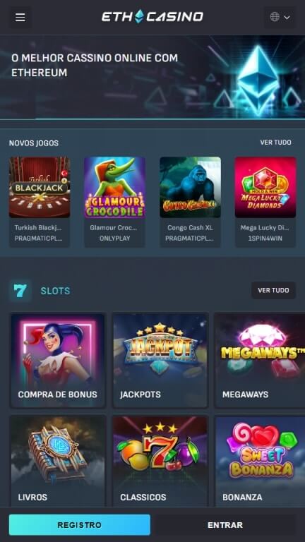 ETH Casino Portuguese Home Page