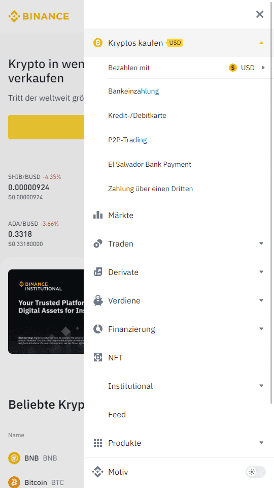 Wie man in einem Bitcoin Casino mit einer Bankkarte über Binance einzahlt