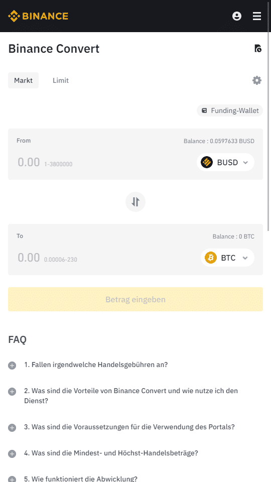 Wie man in einem Bitcoin Casino mit einer Bankkarte über Binance einzahlt
