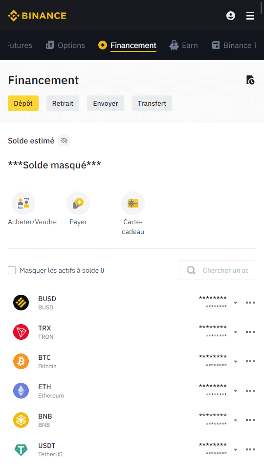 Comment déposer dans un casino Bitcoin avec une carte bancaire via Binance