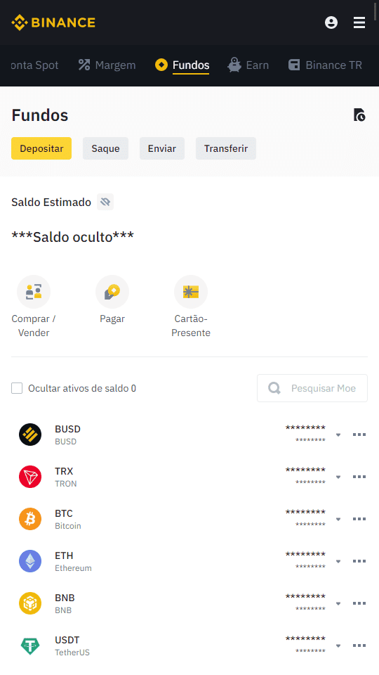 Como depositar num Casino Bitcoin com um cartão bancário através da Binance