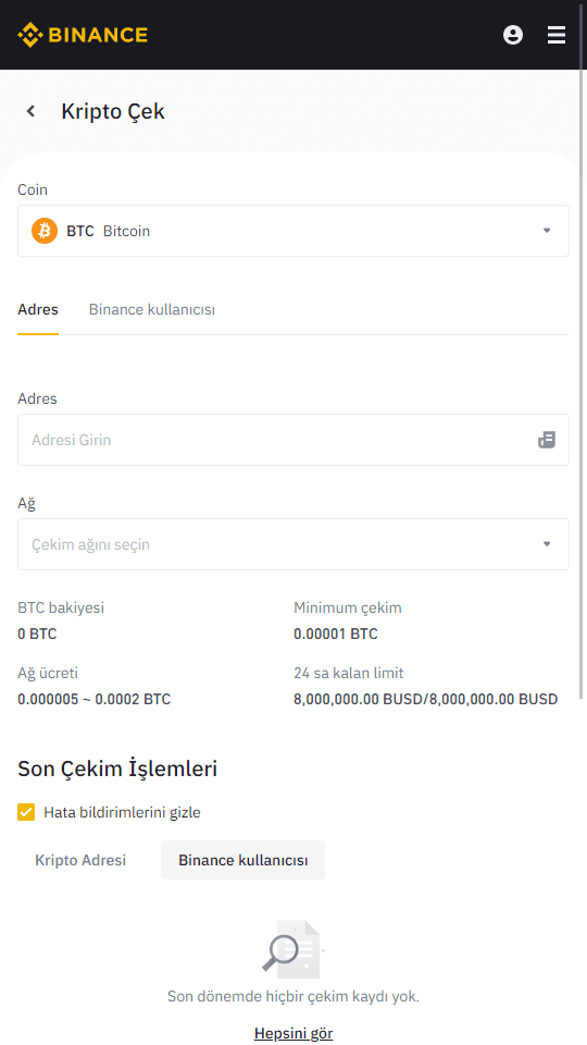 Bir Bitcoin Casino’suna Banka Kartı Kullanarak Binance Üzerinden Nasıl Para Yatırılır