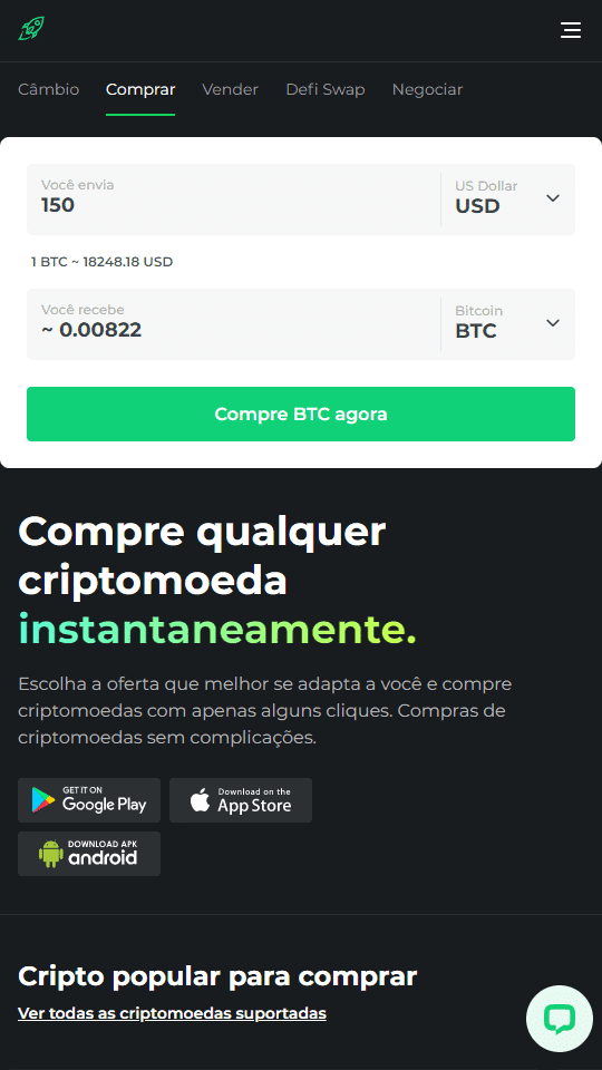 Como depositar num Casino Bitcoin com um cartão bancário através da Changelly